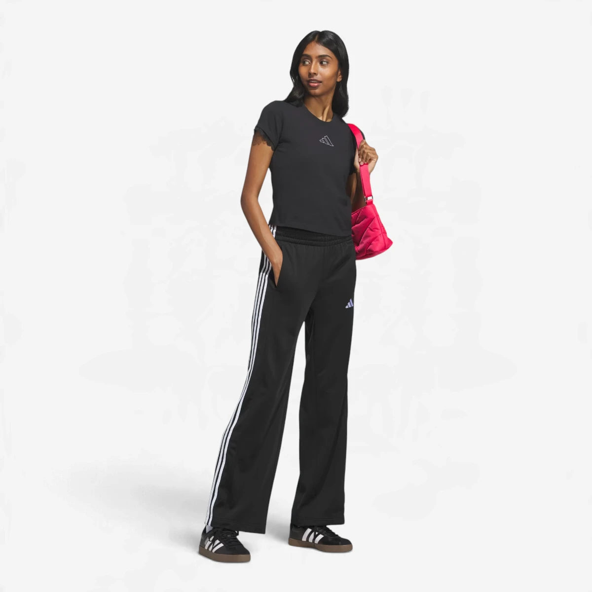 Adidas Pantaloni Donna Tricot 3 Stripes SNAP