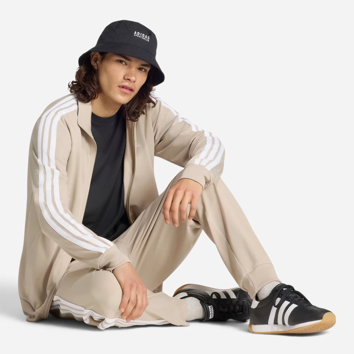 Adidas Tuta Dayready Uomo Beige