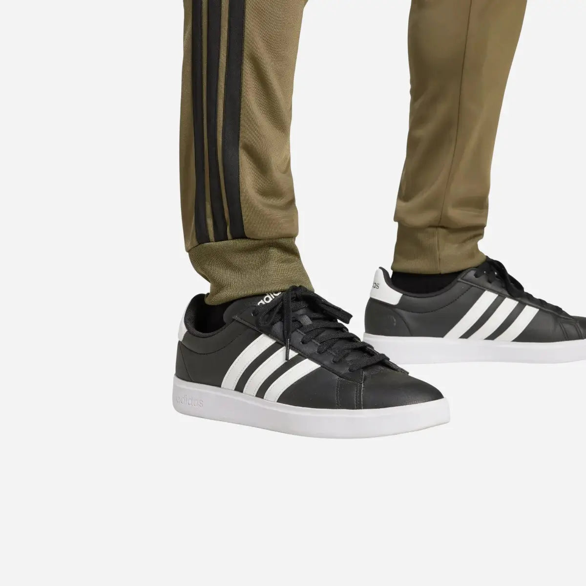 Adidas Tuta Sportswear Basic 3-Stripes Tricot Olive Strata