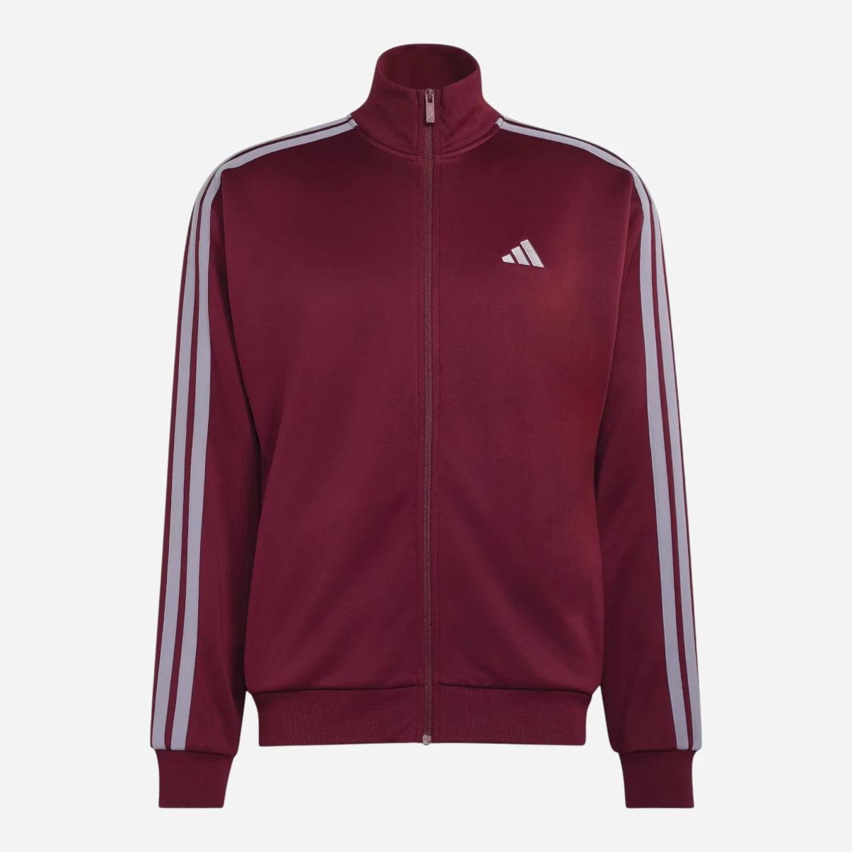 Adidas Tuta Uomo 3 Stripes Fleece Bordeaux