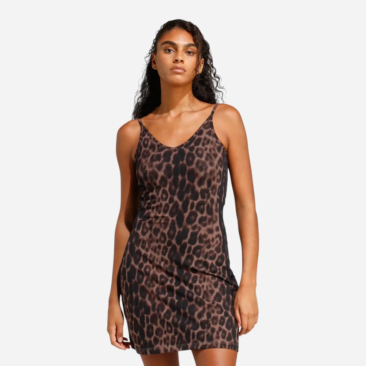 Adidas Vestito Leopard Essentials 3 Stripes