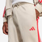 Adidas Tuta 3-Stripes Essentials French Terry Beige Ruby