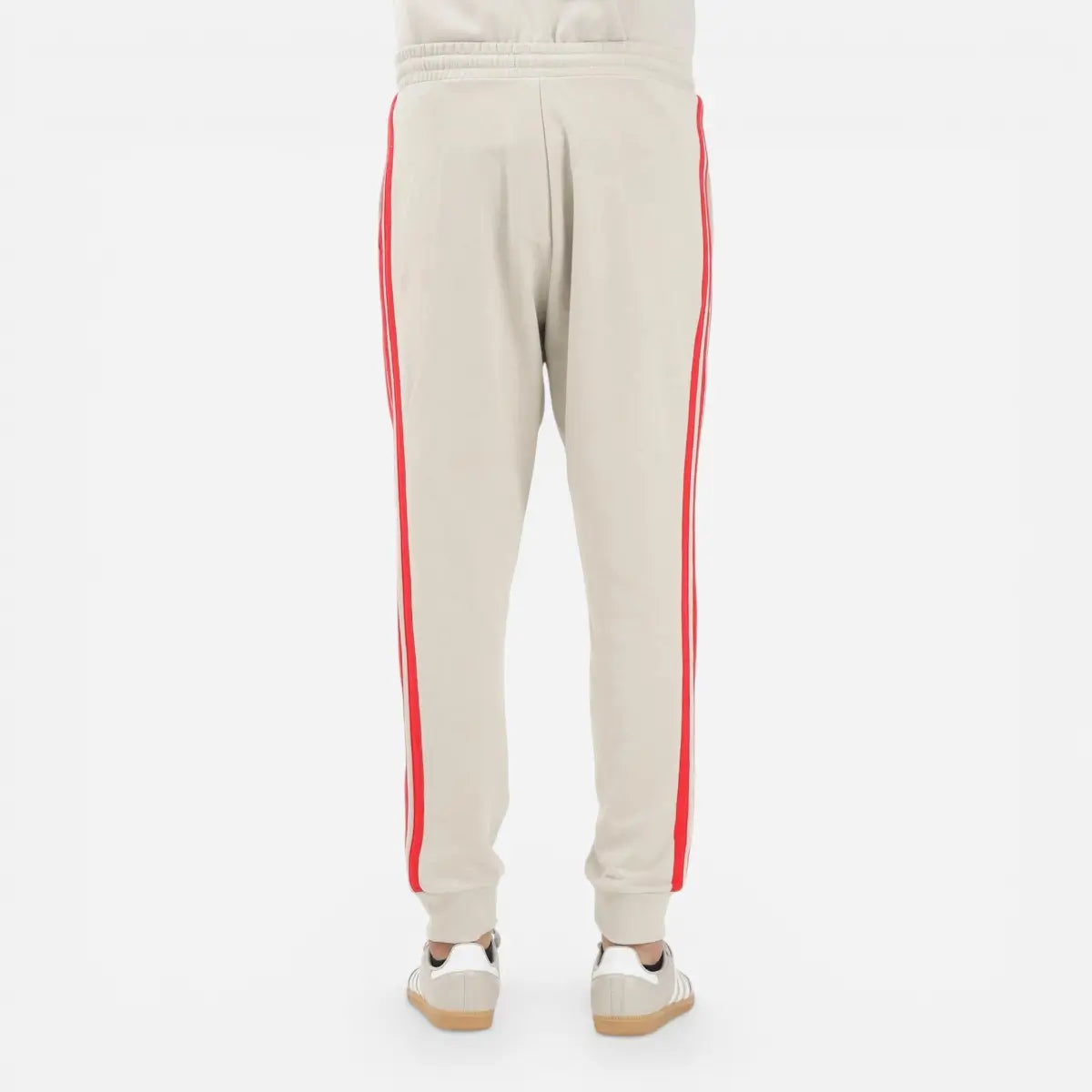 Adidas Tuta 3-Stripes Essentials French Terry Beige Ruby
