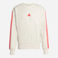 Adidas Tuta 3-Stripes Essentials French Terry Beige Ruby