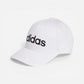 Adidas Cappellino Linear Baseball White