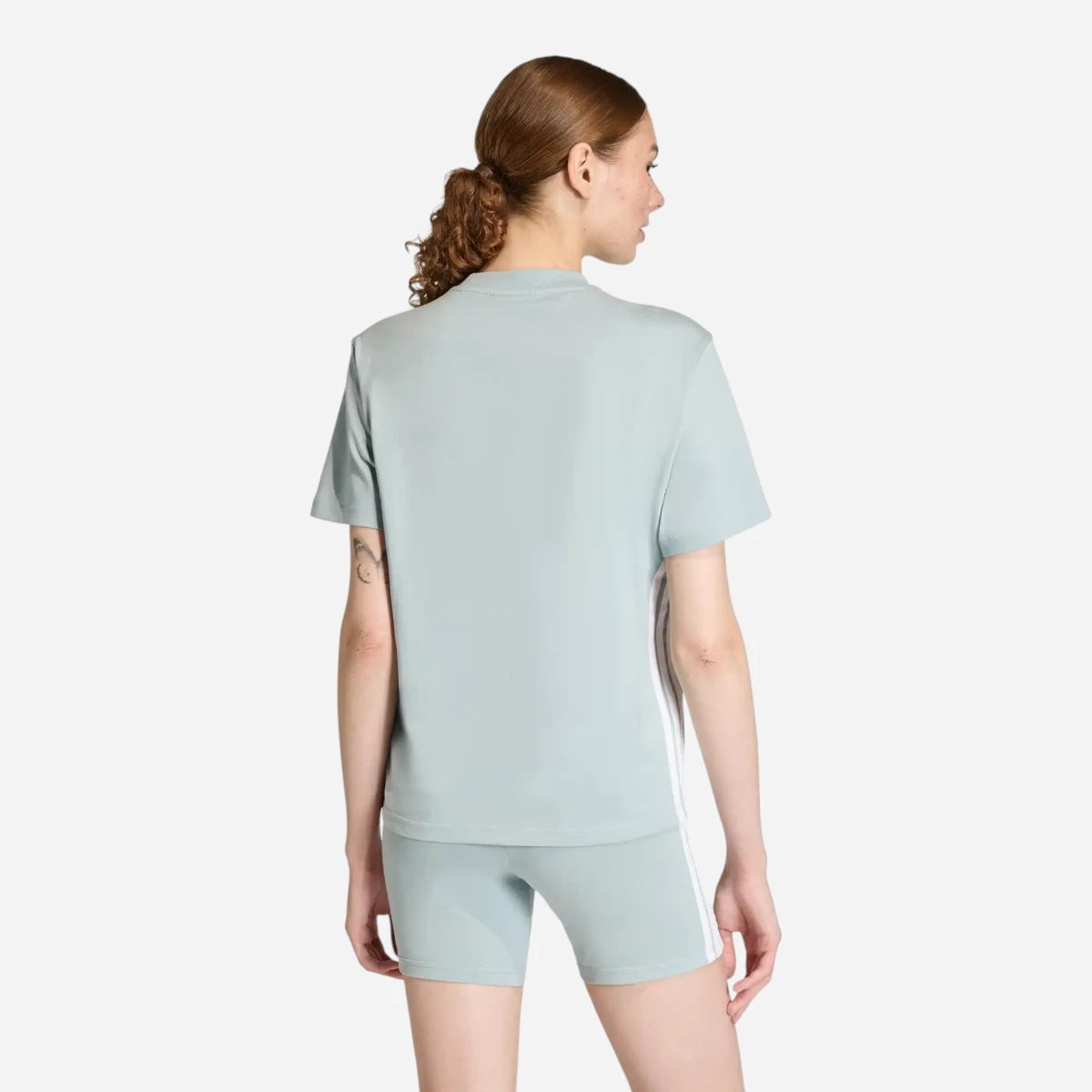 Adidas T-Shirt Essentials 3-Stripes Cotton Wonder Sage