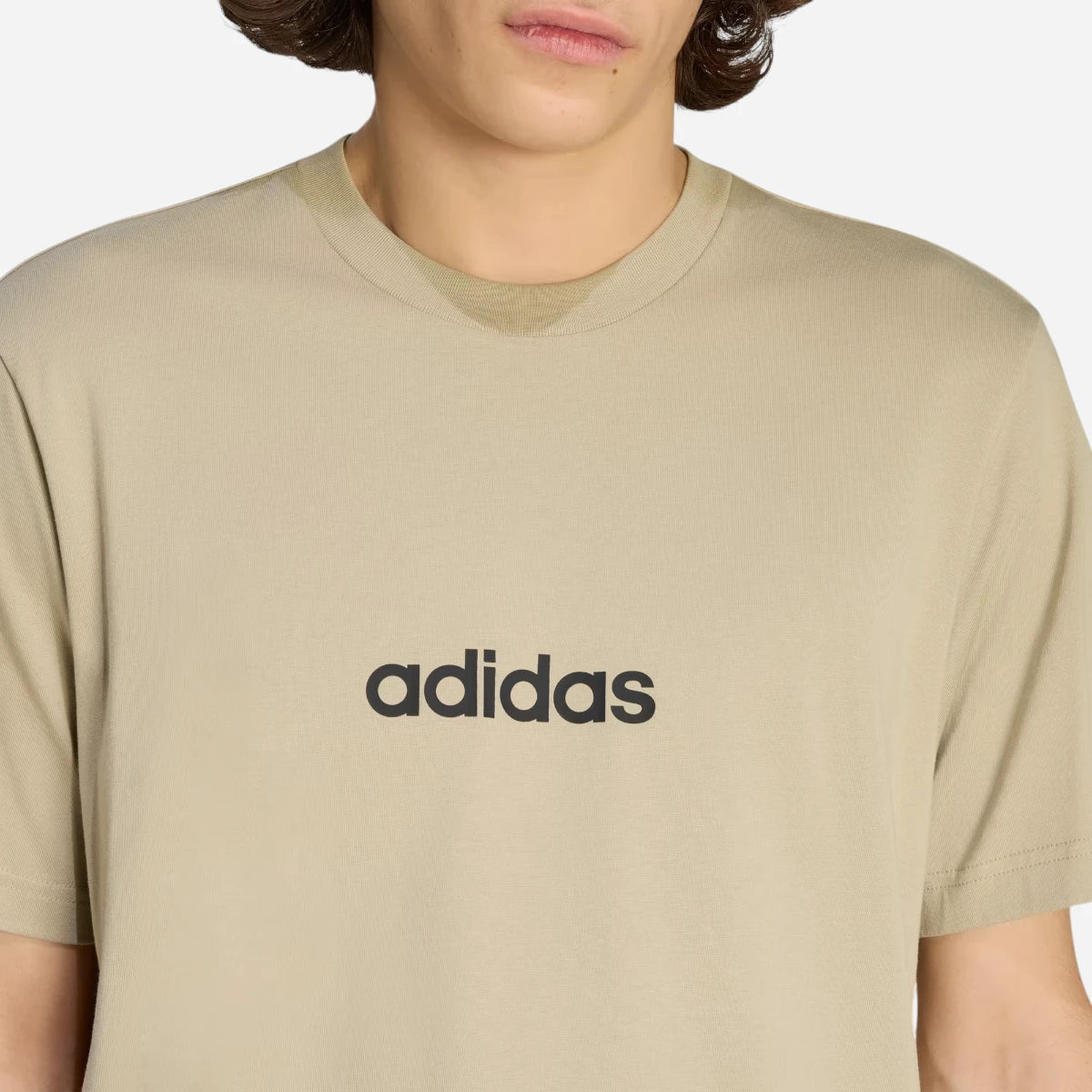 Adidas T-shirt Essentials Linear Single Jersey Wonder Cargo