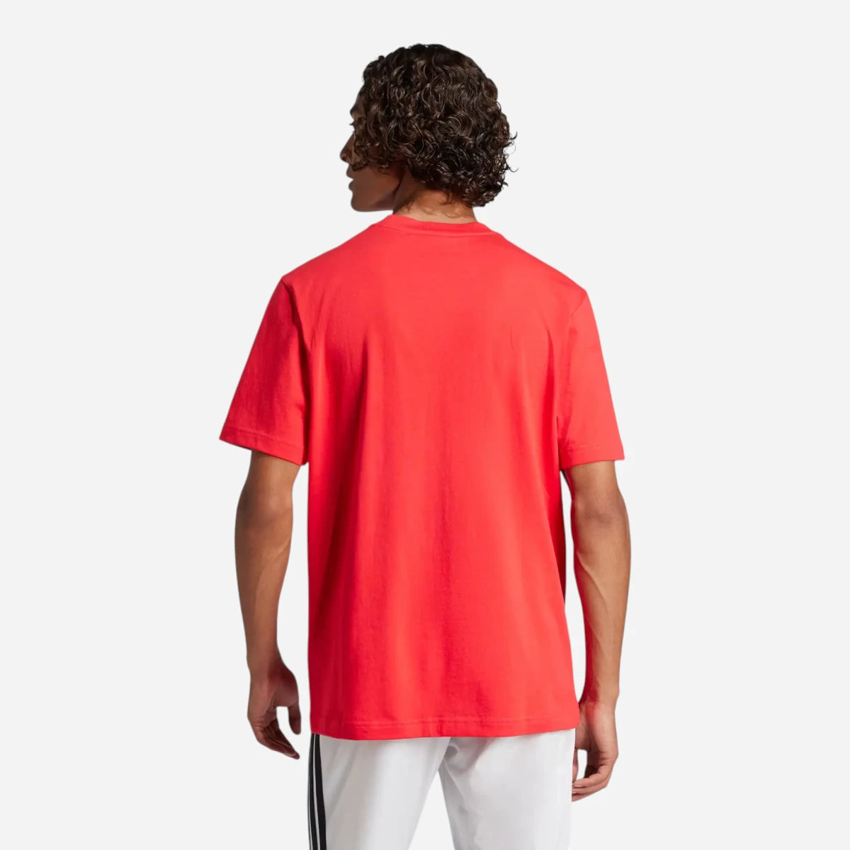 Adidas T-shirt Essentials Small Logo Single Jersey Ruby