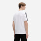 Adidas T-shirt Essentials Small Logo Single 3 Stripes White Black