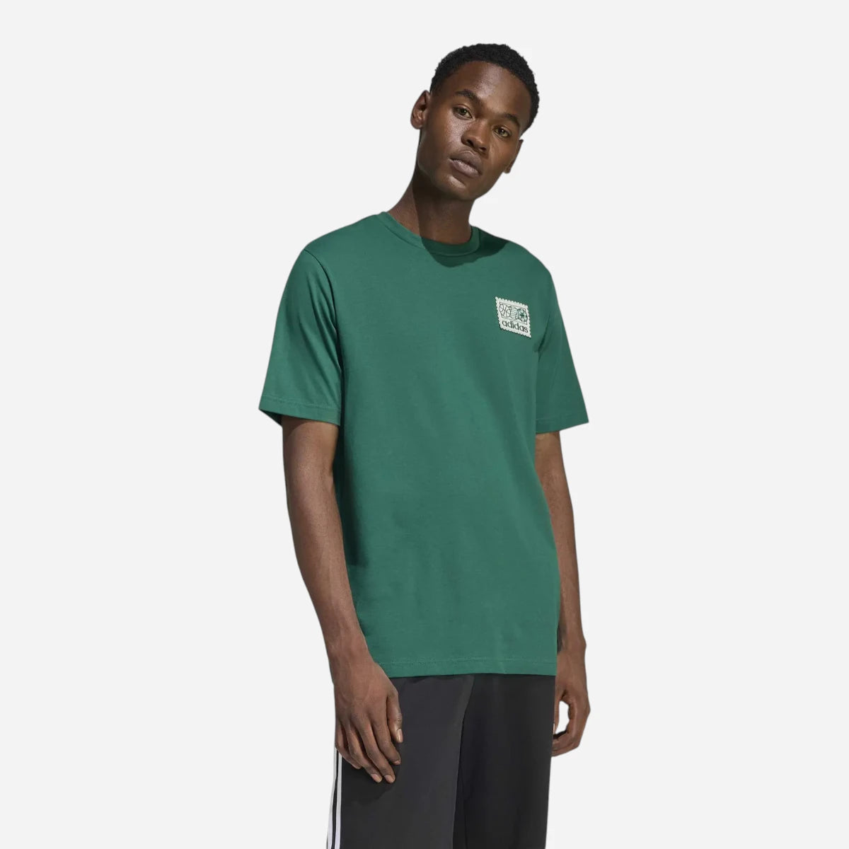 Adidas T-shirt Memories Of Sport Patch Green