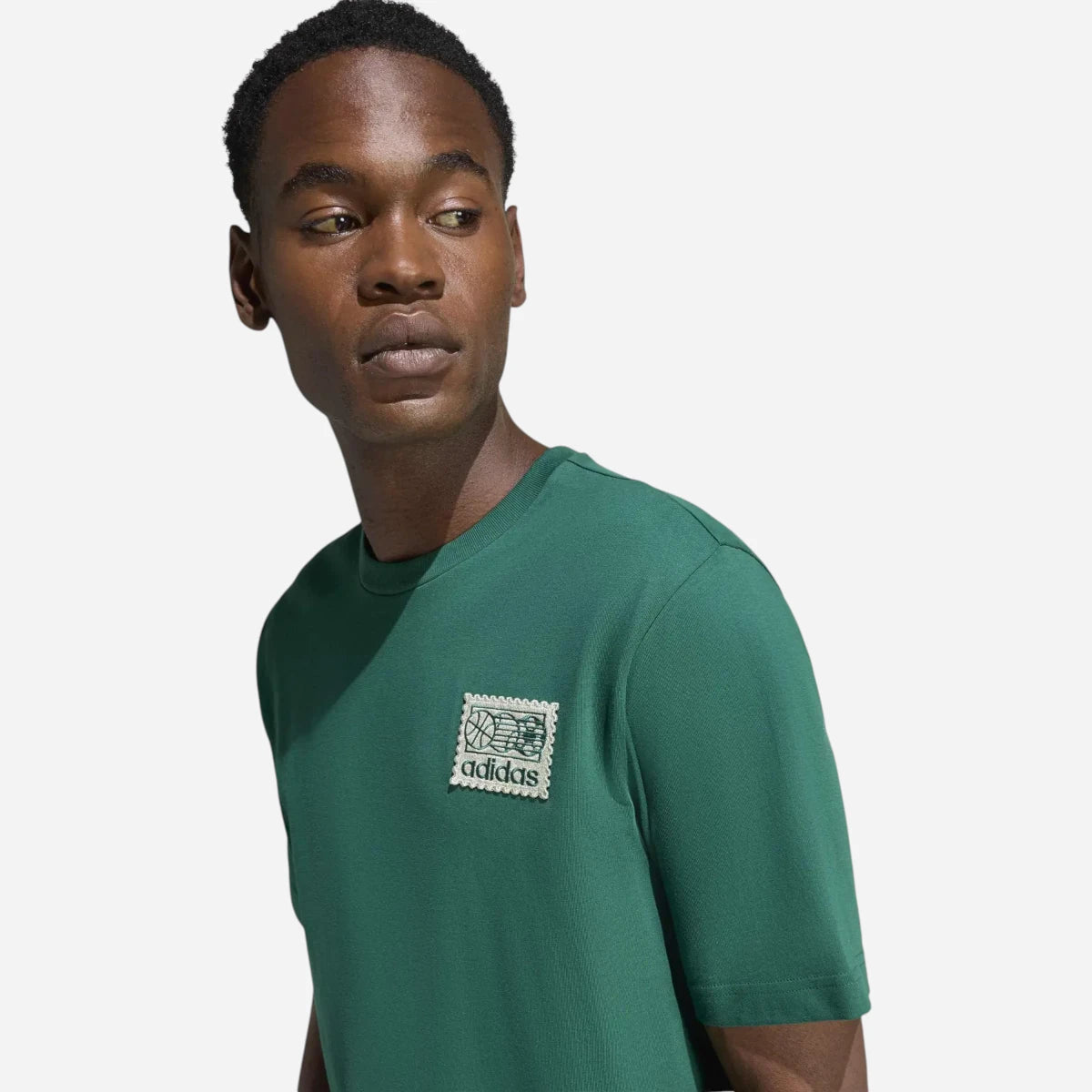 Adidas T-shirt Memories Of Sport Patch Green