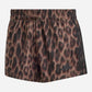Adidas Short Essentials 3 Stripes Leopard Print