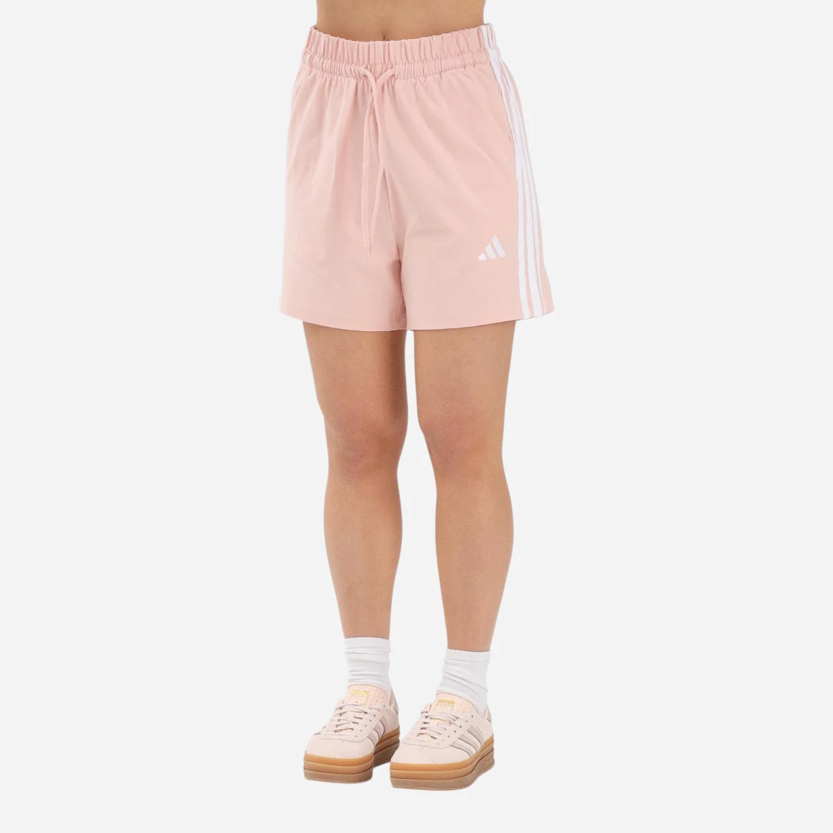 Adidas Short Essentials 3-Stripes Cotton Pink