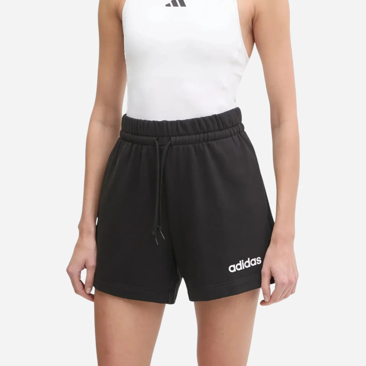 Adidas Short Essentials Linear French Terry Black