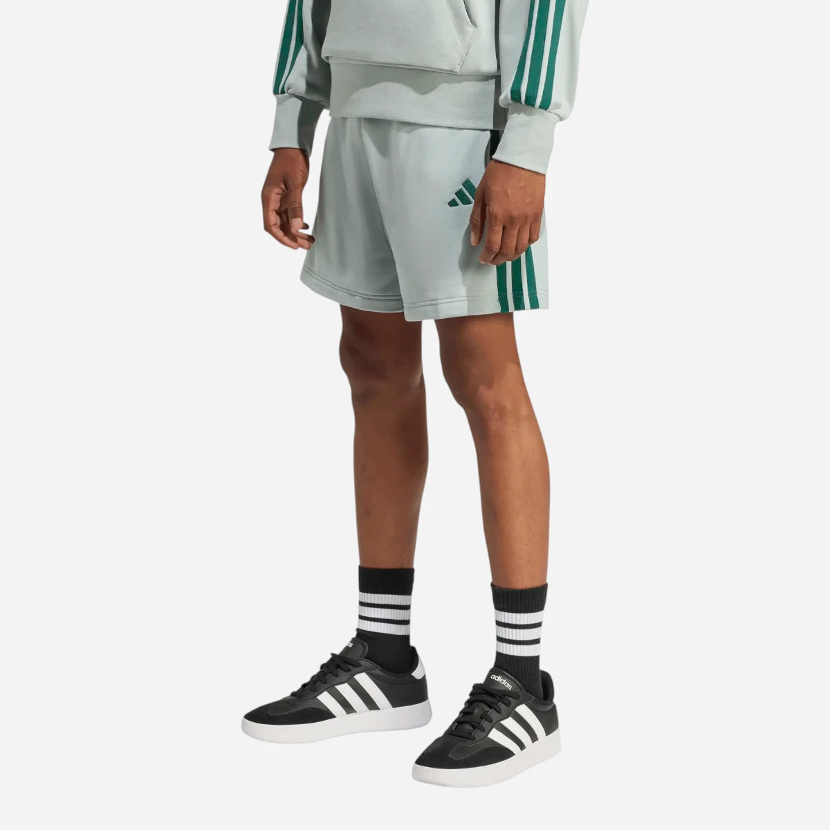 Adidas Short Essentials 3-Stripes French Terry Mint Green