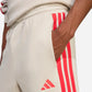 Adidas Short Essentials 3-Stripes French Terry Beige Ruby