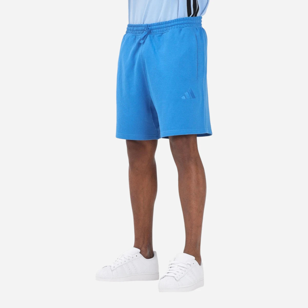 Adidas Short Future Icons Small Logo French Terry Sky Blue