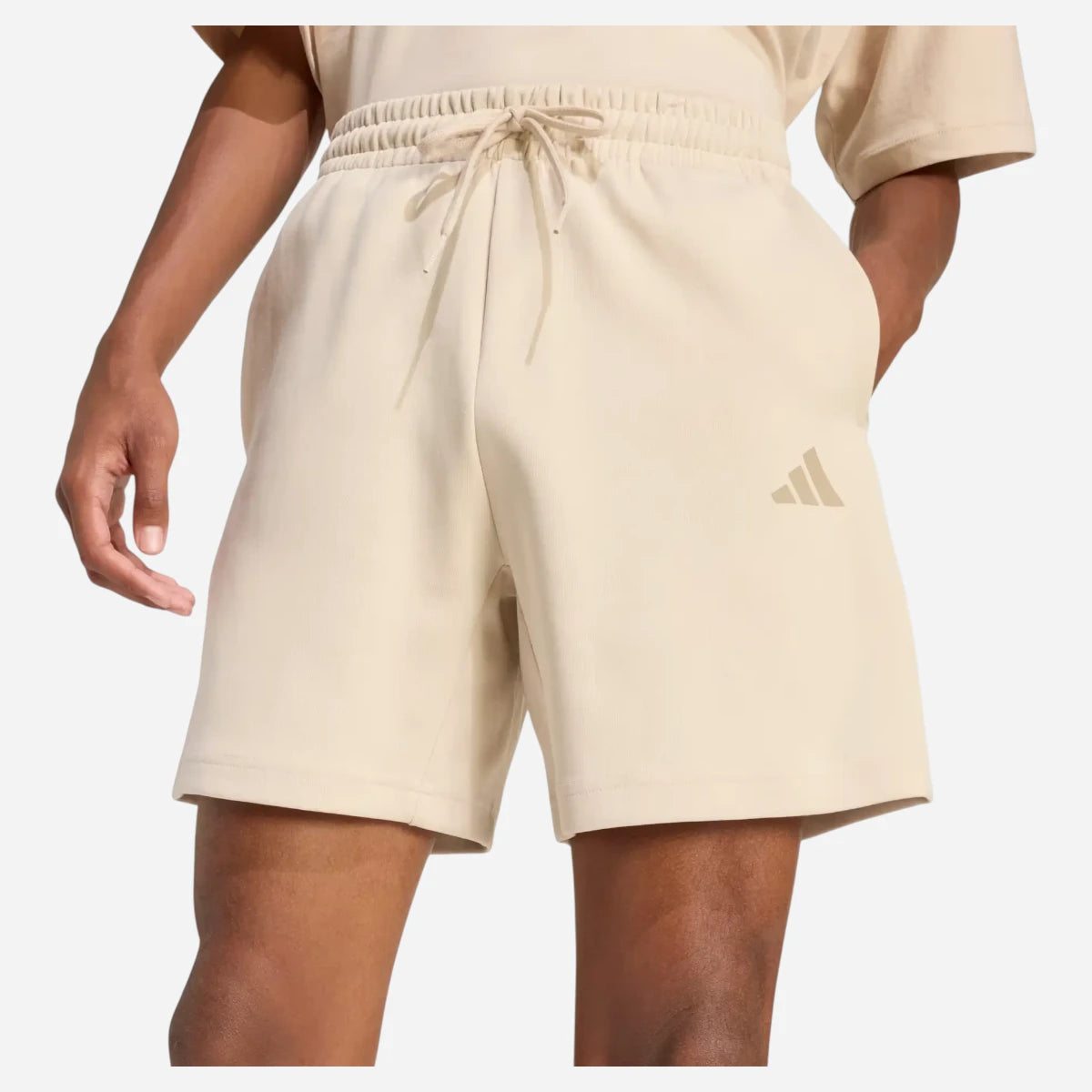 Adidas Short Future Icons Small Logo French Terry Beige