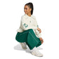 Adidas Tuta Completo Donna Stadium Graphic Fleece Beige & Green