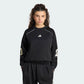 Adidas Tuta Completo Donna Stadium Graphic Fleece Black & White