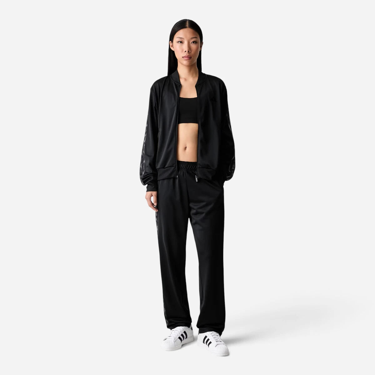 Adidas Tuta Essentials Donna 3-Stripes Black Animalier