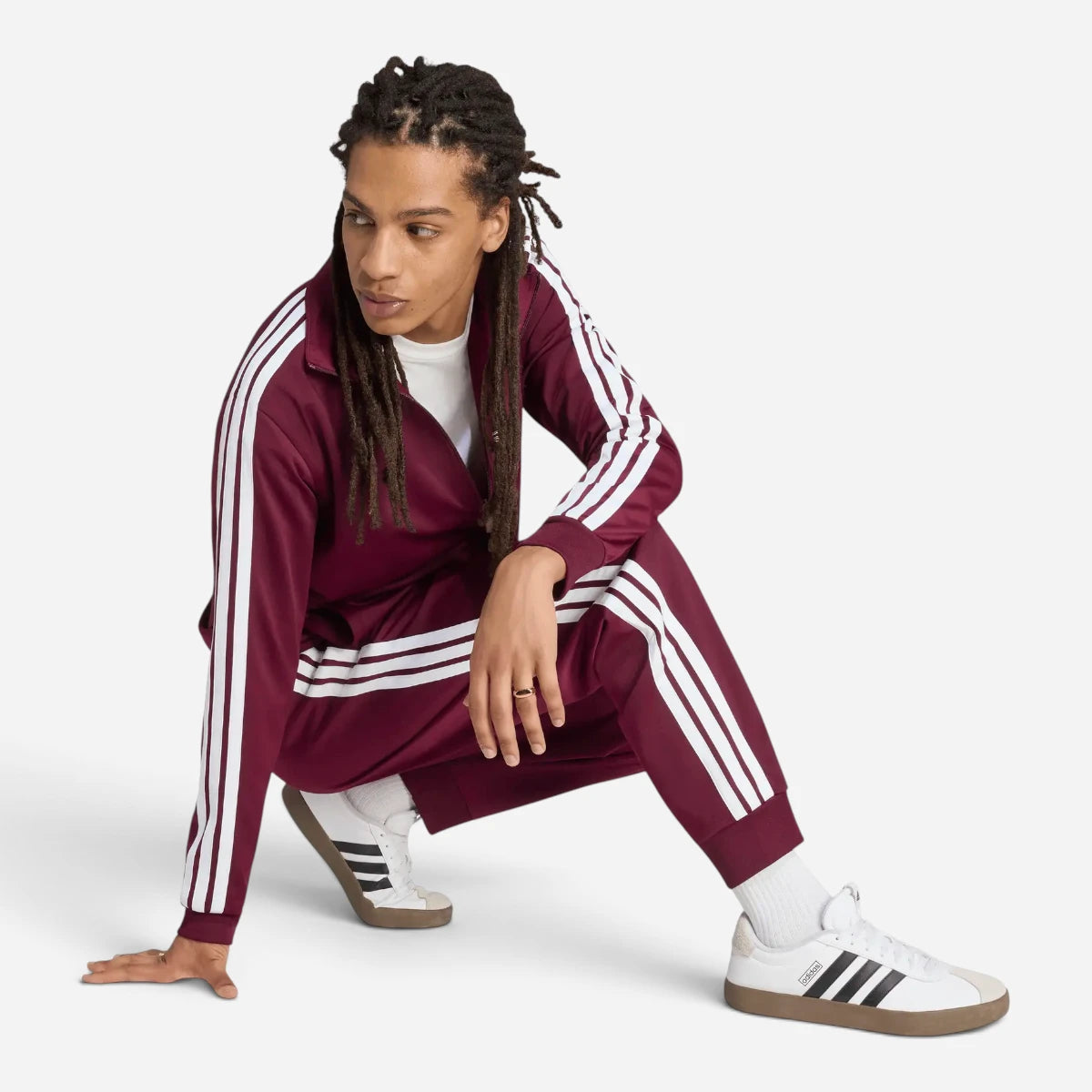 Adidas Tuta Dayready Uomo Bordeaux
