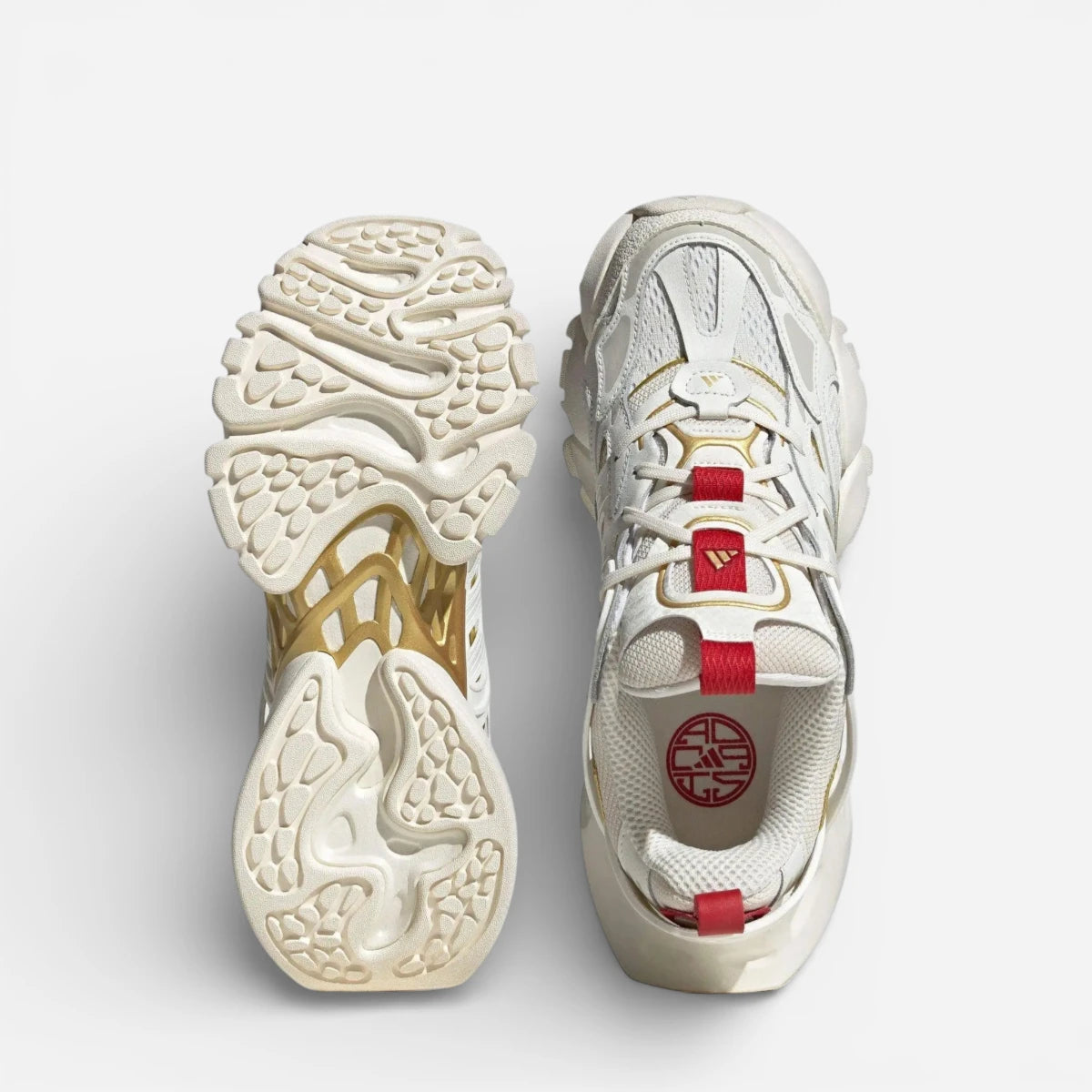 Adidas XLG Runner Deluxe Off White Metallic Gold