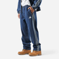 Adidas Pantalone Denim Jeans Uomo 3 Stripes