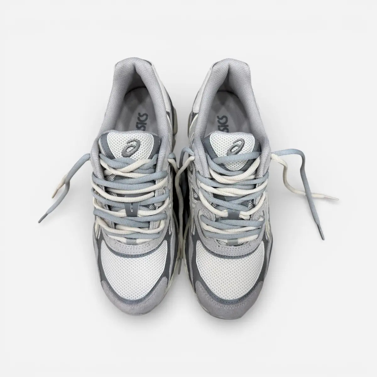 ASICS GEL-NYC Cream Oyster Grey CUSTOM Double Laces