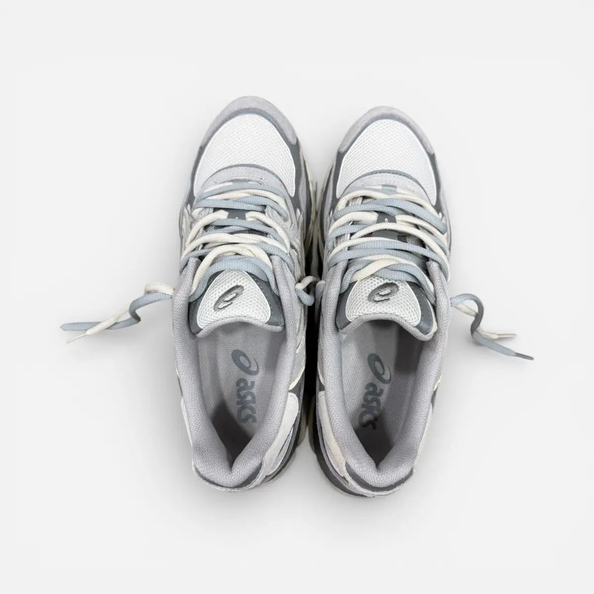 ASICS GEL-NYC Cream Oyster Grey CUSTOM Double Laces