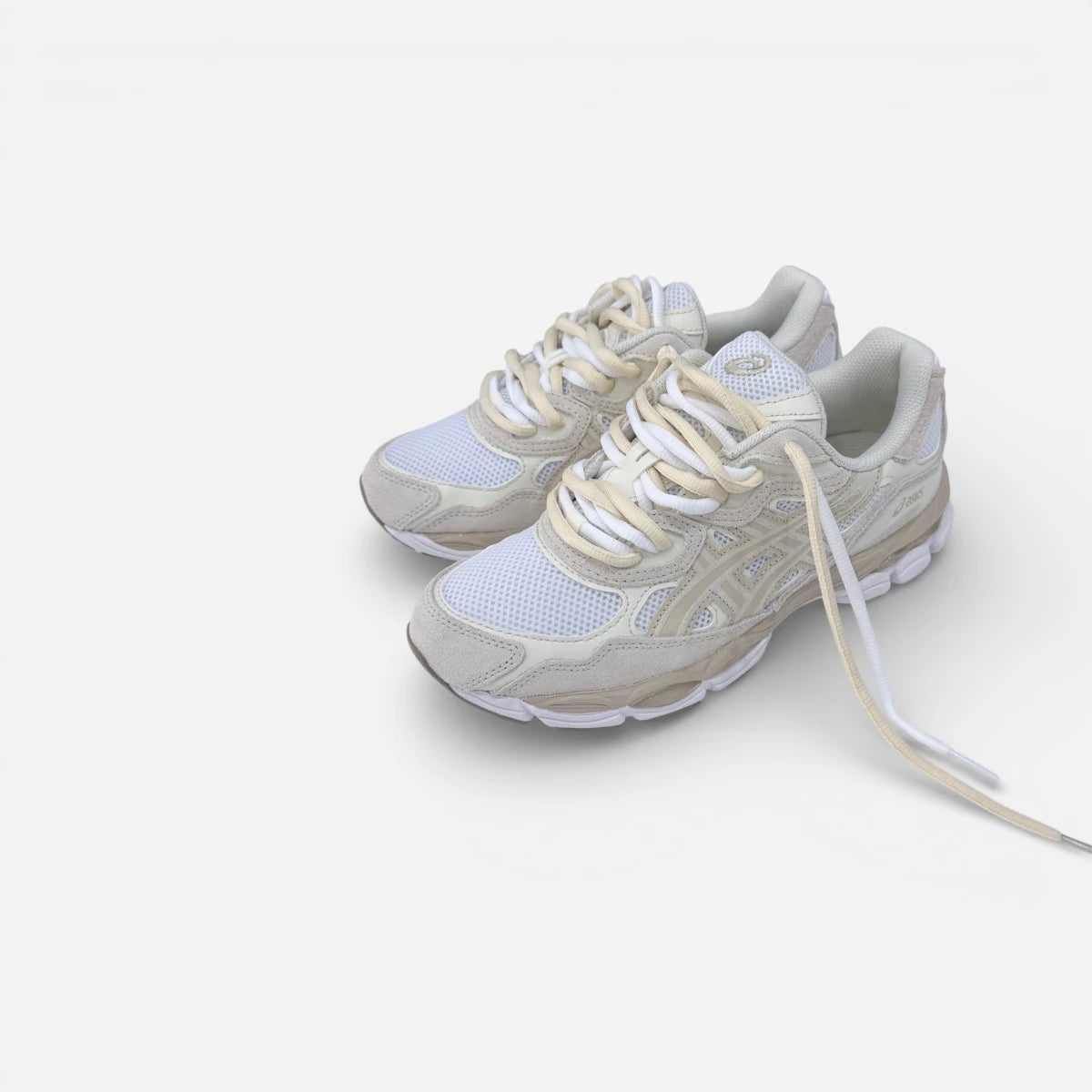 ASICS GEL-NYC Feather Grey CUSTOM Double Laces