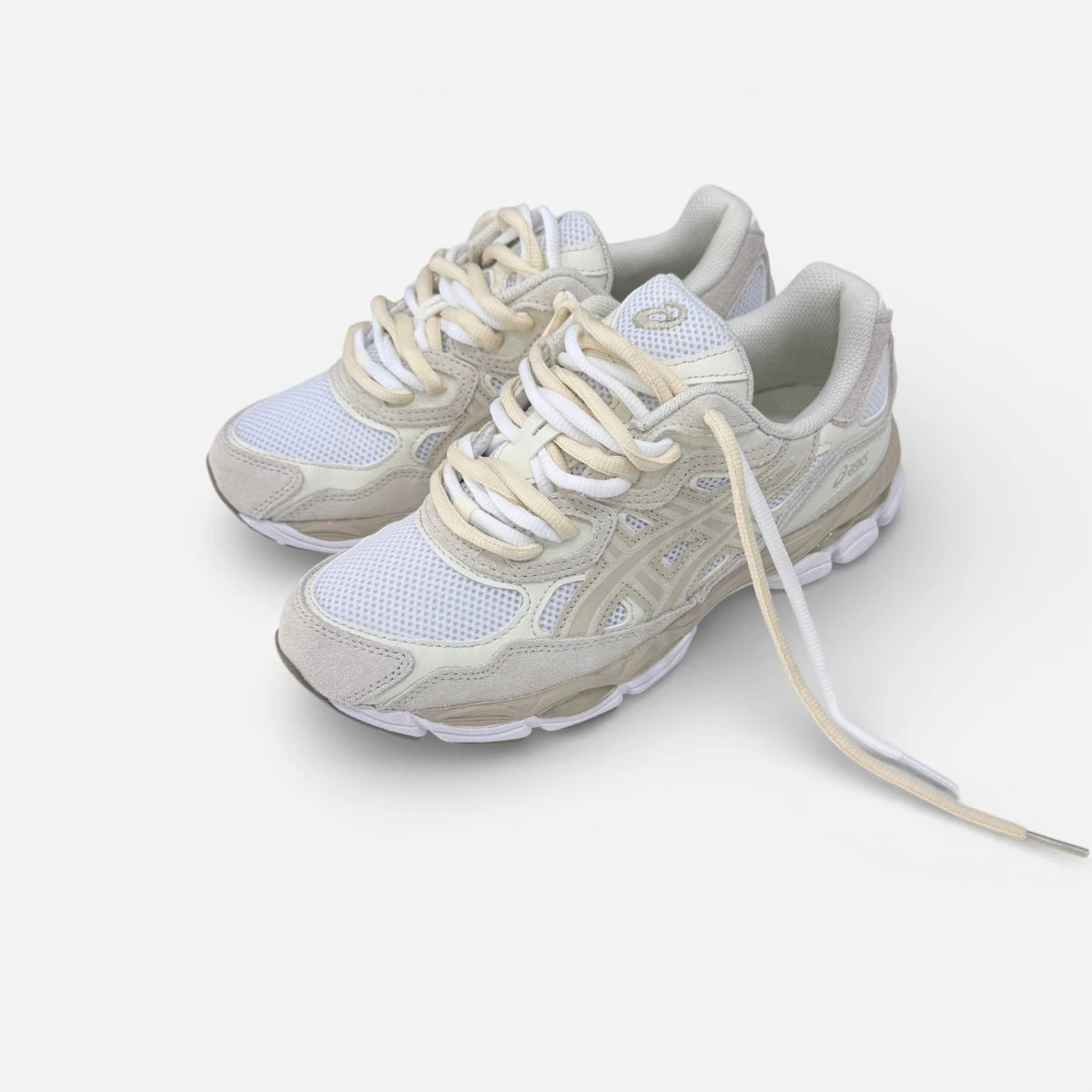 ASICS GEL-NYC Feather Grey CUSTOM Double Laces