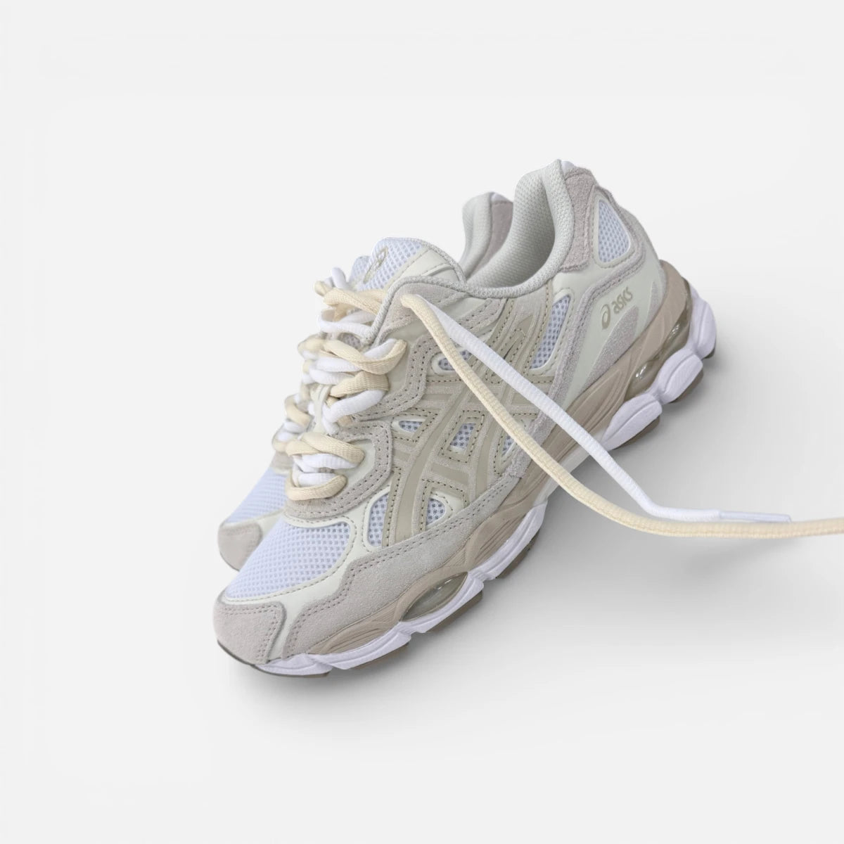 ASICS GEL-NYC Feather Grey CUSTOM Double Laces