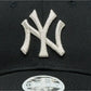 New Era Cappellino Donna 9FORTY Regolabile New York Yankees Metallic Logo Black