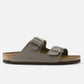 Birkenstock Arizona Birko-Flor - Nubuck - Stone