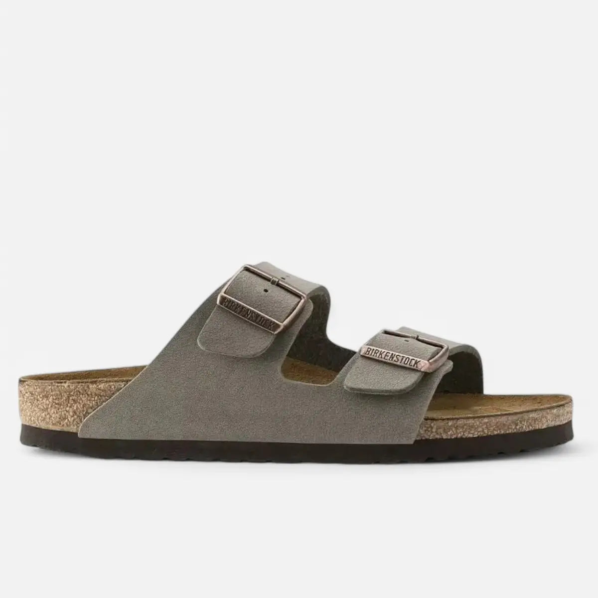 Birkenstock Arizona Birko-Flor - Nubuck - Stone