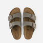 Birkenstock Arizona Birko-Flor - Nubuck - Stone