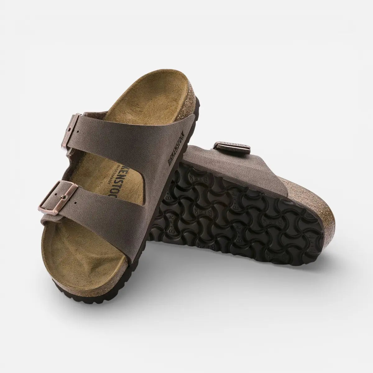 Birkenstock Arizona Birko-Flor Nubuck Regular Mocca