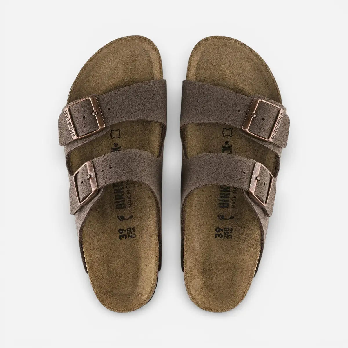 Birkenstock Arizona Birko-Flor Nubuck Regular Mocca