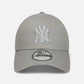 New Era Cappellino 9FORTY Regolabile New York Yankees Pop Outline Grey