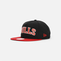 New Era Cappellino 9FIFTY Snapback Nba Golfer Chicago Bulls Black/front Door