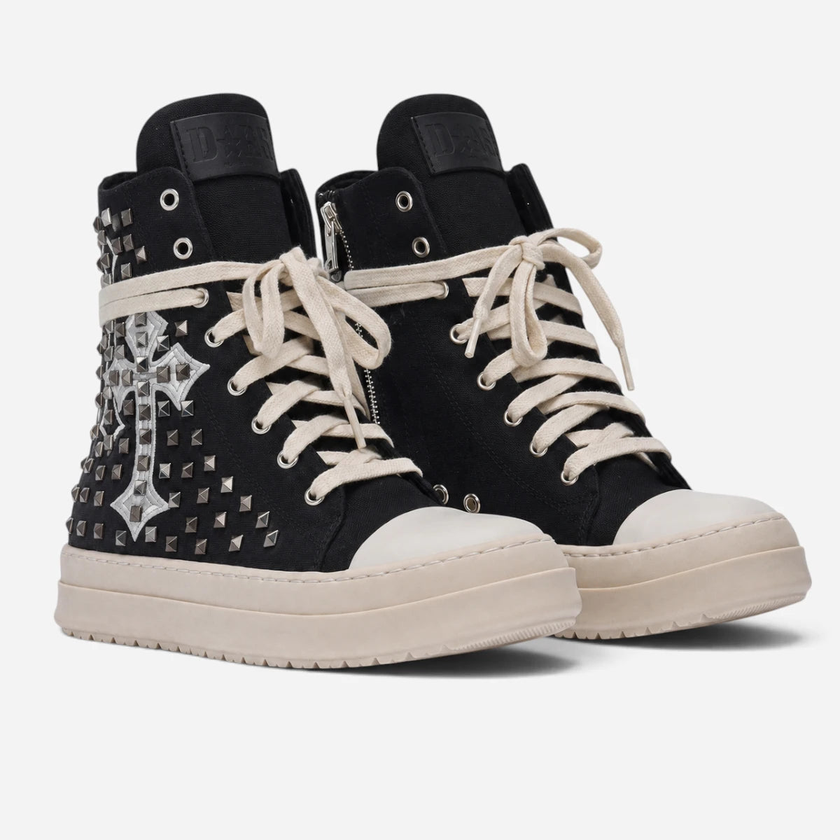 DSAS sneakers Canvas Croci Piramide Nero