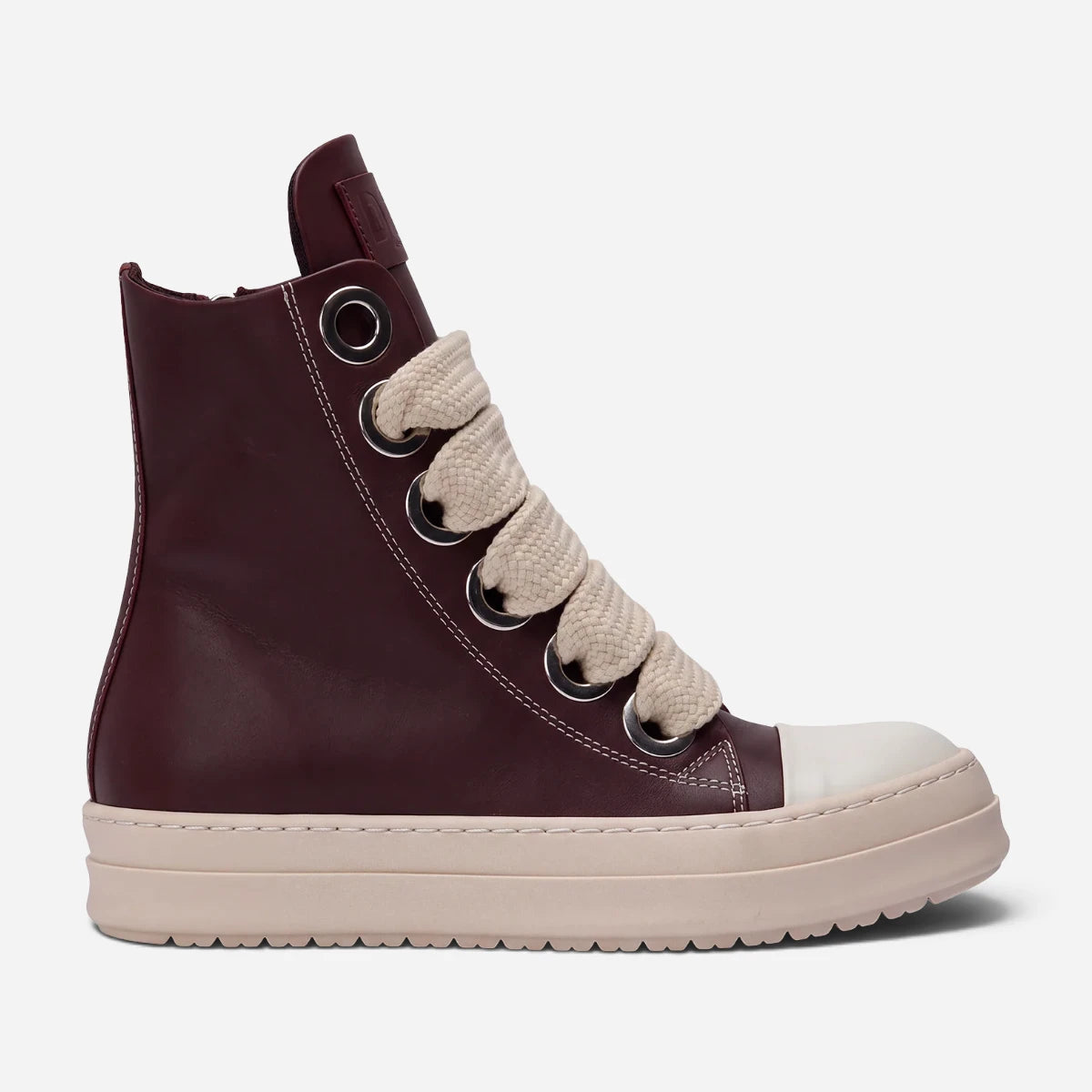 DSAS sneakers PANAMA 10 PELLE BORDEAUX Maxi Laces