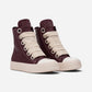 DSAS sneakers PANAMA 10 PELLE BORDEAUX Maxi Laces