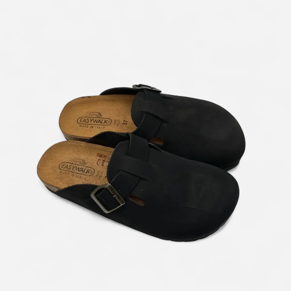EASYWALK sandalo Sabot Boston nabuk nero