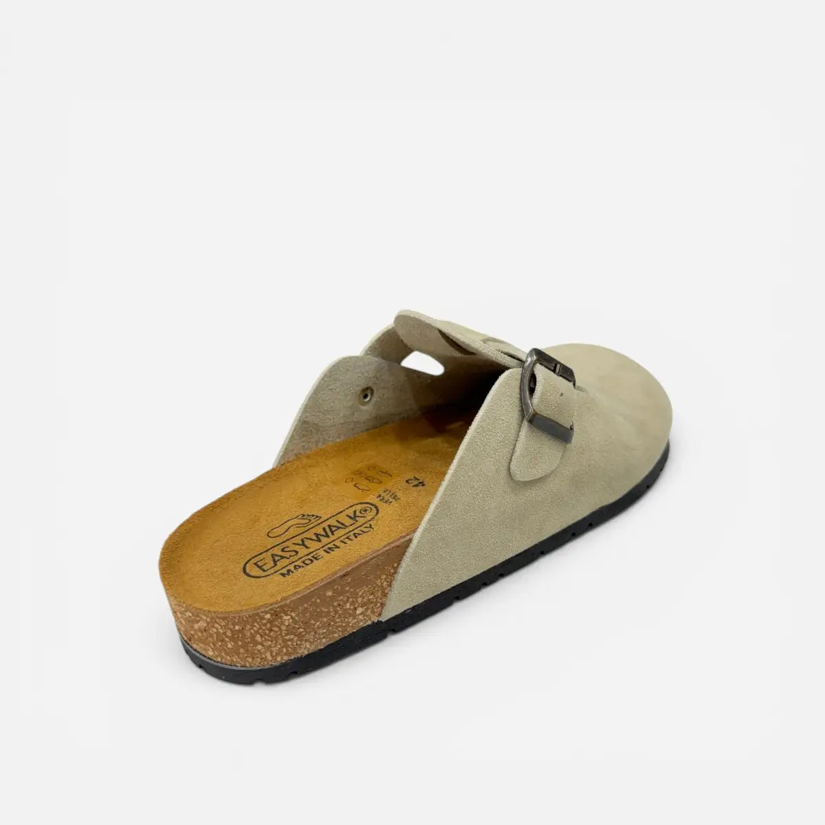 EASYWALK sandalo unisex Sabot Clog nabuk Beige