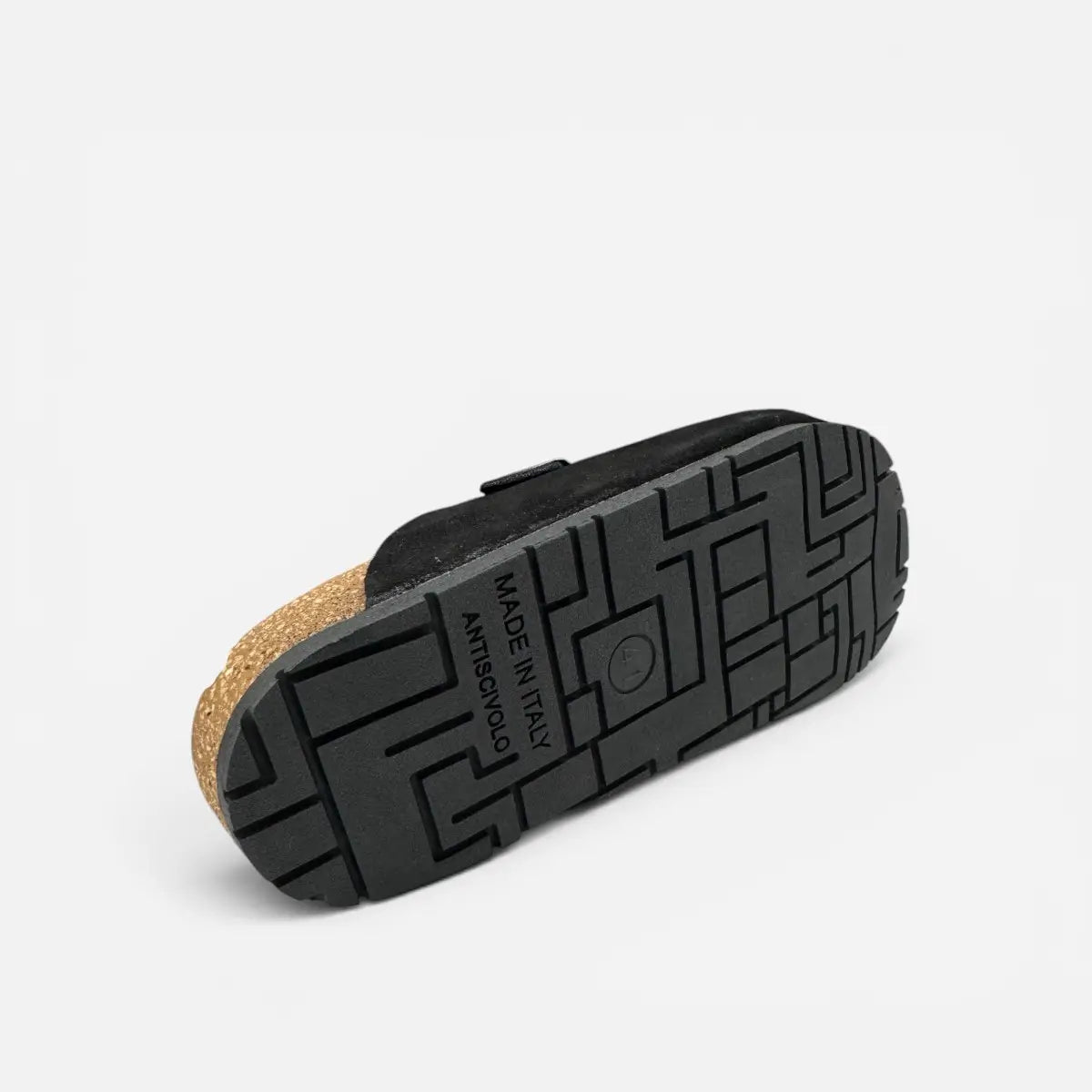EASYWALK sandalo unisex Sabot Clog nabuk Nero