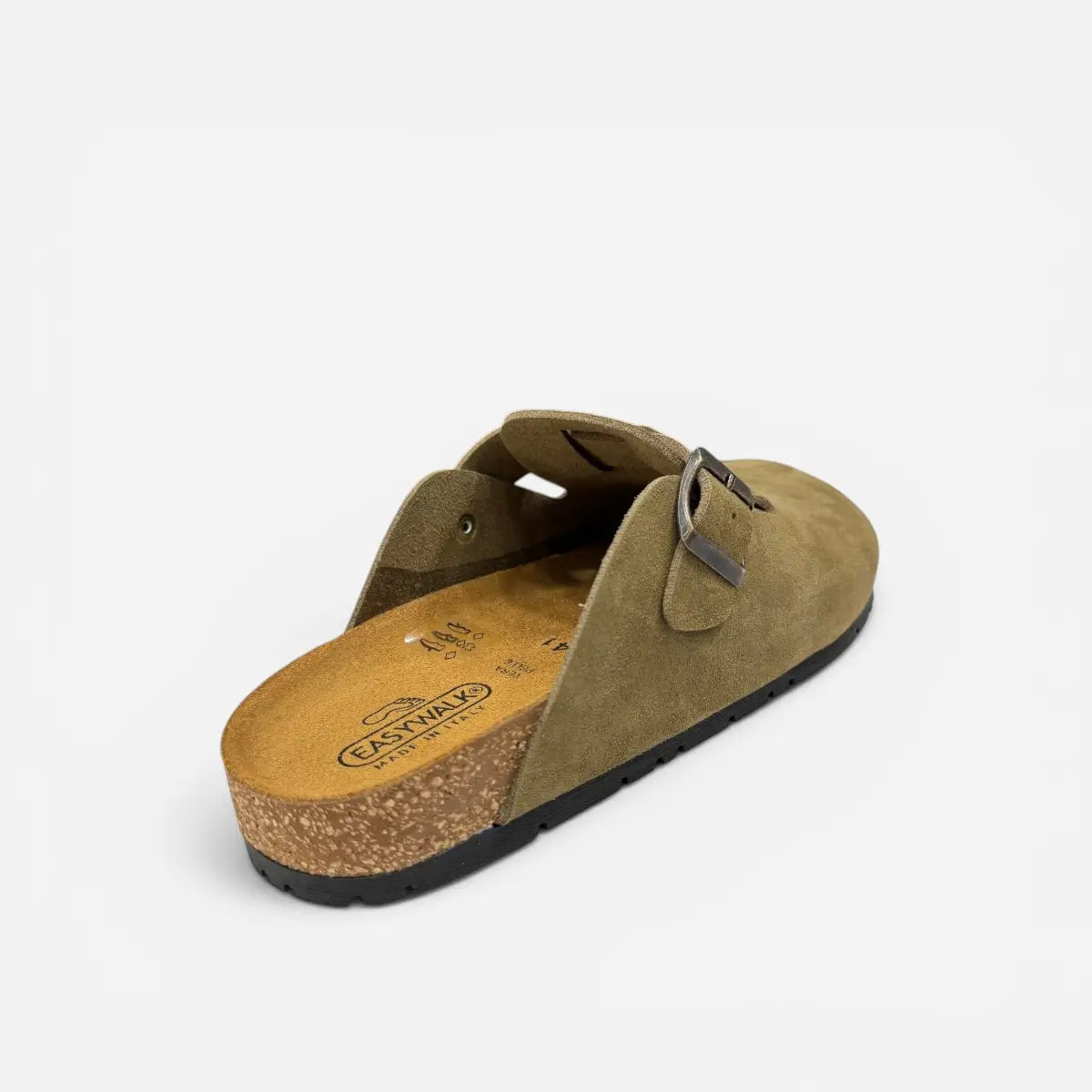 EASYWALK sandalo unisex Sabot Clog nabuk Taupe