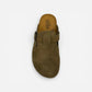 EASYWALK sandalo unisex Sabot Clog nabuk Taupe