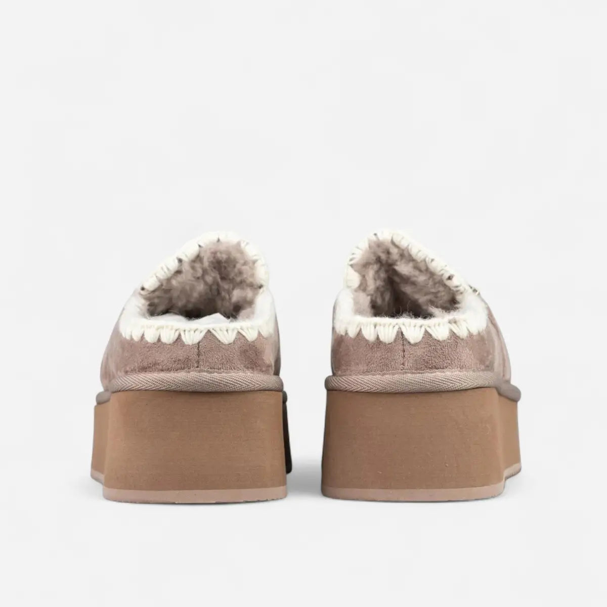 ICON Sabot Platform Pelliccia Tortora IC05264SD